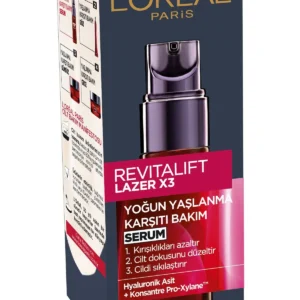 سرم ضد چروک لورآل مدل REVITALIFT LAZER X3 حجم 30 میلی‌لیتر