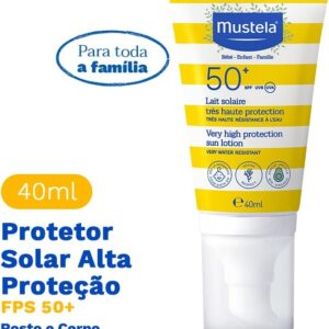 لوسیون ضد آفتاب کودک موستلا با SPF 50 حجم 40 میل