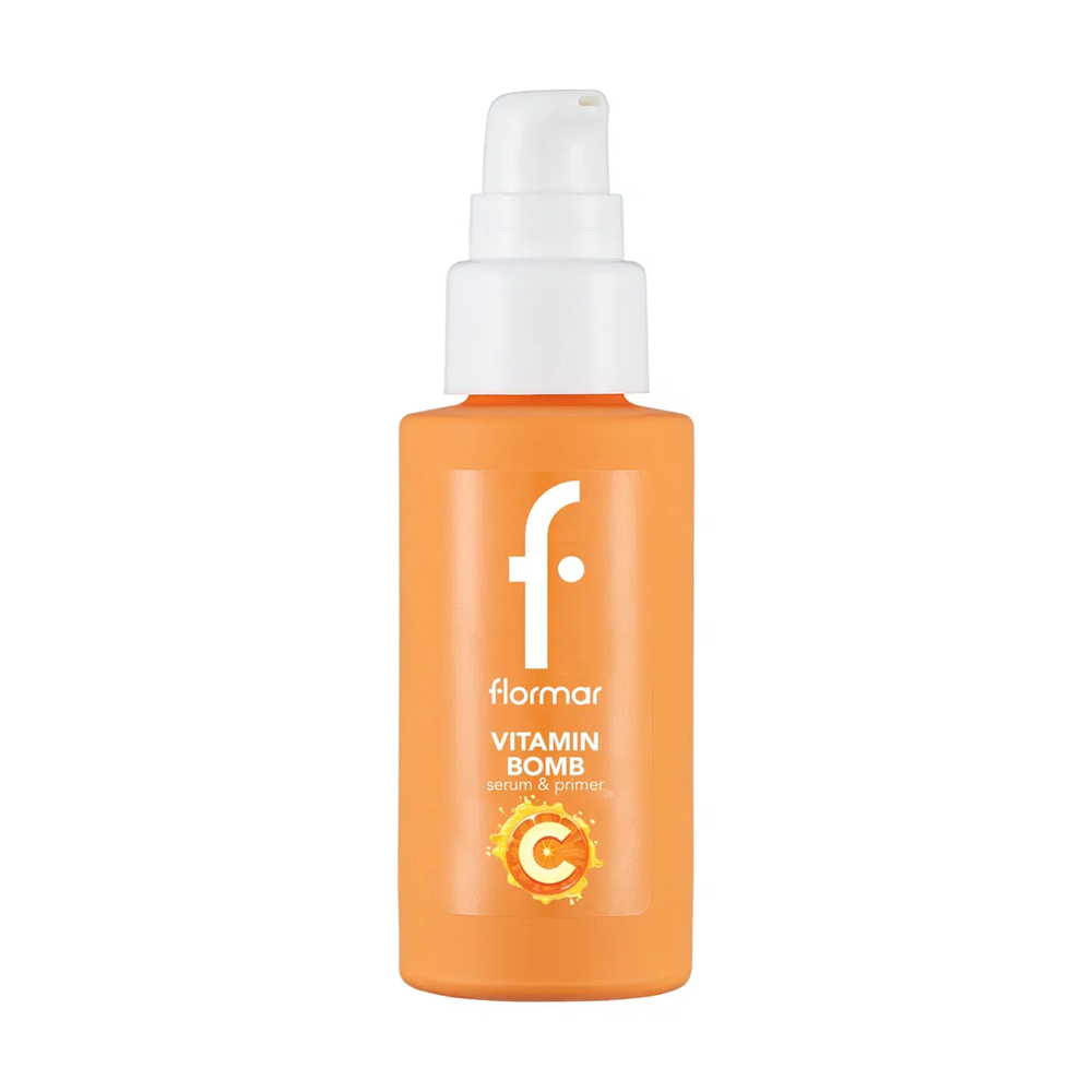 Flormar-Vitamin-Bomb-Serum-Primer سرم و پرایمر ویتامین بمب فلورمار حجم ۳۰ میل - Image 1